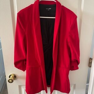 Fashion Nova Vibrant Red Women's Blazer